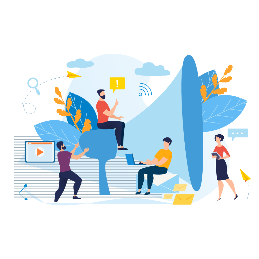 Visualisatie van de 7 gebieden van HR-dienstverlening en HR-specialisten in het bedrijf