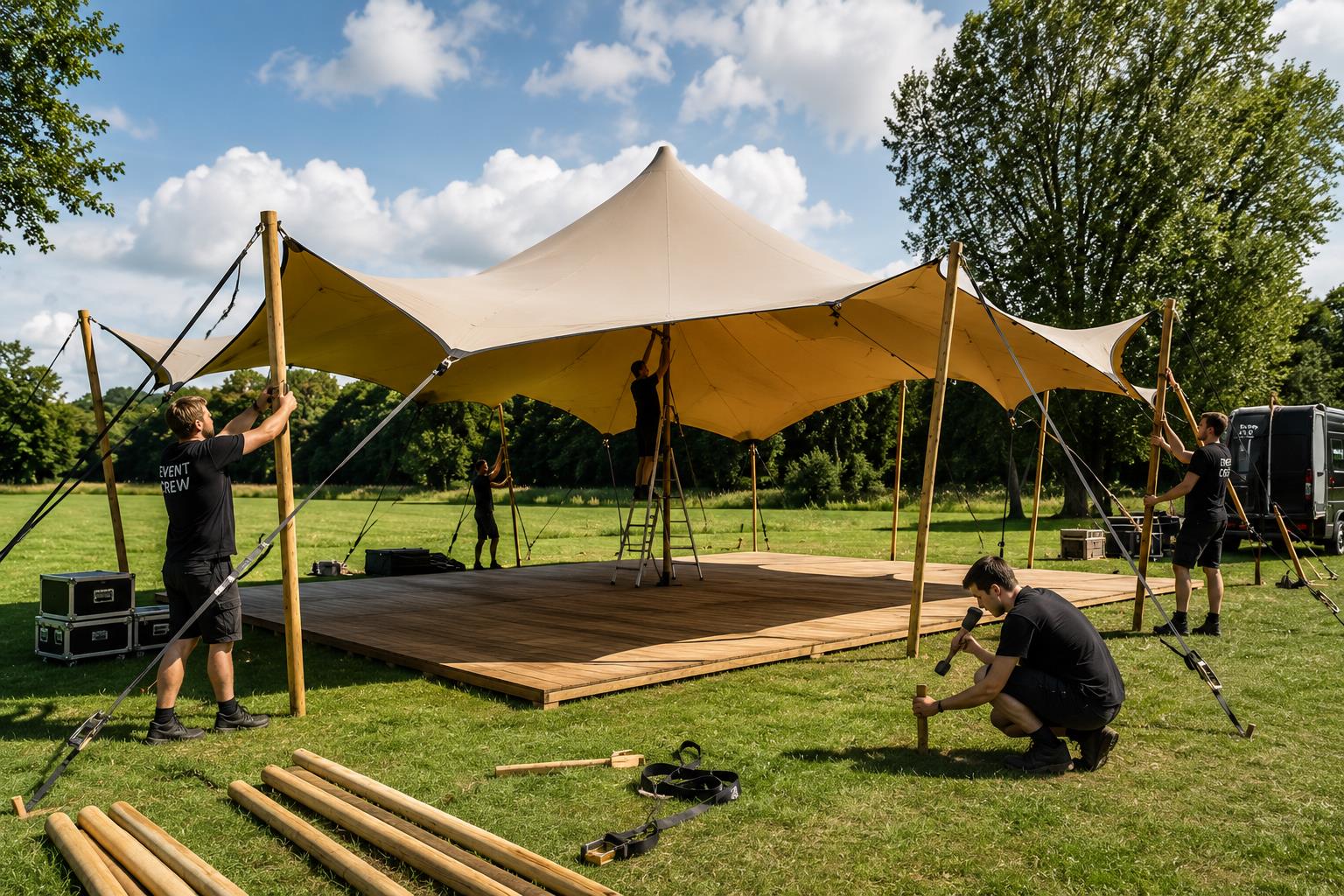 Stretch tent voor ieder evenement